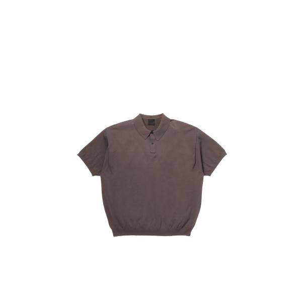 DAIWA PIER39（ダイワ ピア39） TECH KNIT POLO S/S - BROWN GRAY (BE
