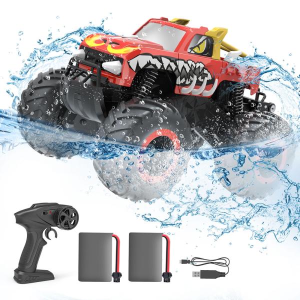 ラジコン DEERC 水陸両用 ラジコンカー オフロード 4wd 防水