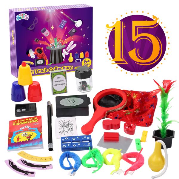 【爆買】品番：sf-ms対象性別：ユニセックスメーカー推奨年齢：6歳以上梱包サイズ：41.1 x 33.29 x 8.6 cm; 1.08 kgこの商品について：1.【マジック15種類セット】 15種類のマジックグッズが含まれたセットです。...