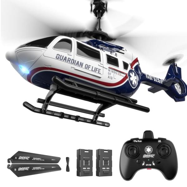 ヘリコプターラジコン　急速充電器付き DEERC ラジコン ヘリコプター 室内 屋外 小型 子供向け ヘリ