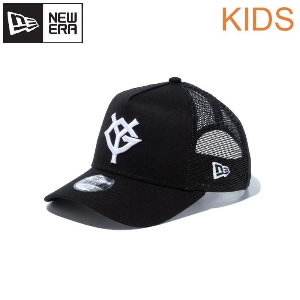 NEWERA ニューエラ キッズ ユース 読売 ジャイアンツ 巨人 メッシュ キャップ CAP 帽子 9FORTY 野球 子供用  黒 ブラック 正規品 新品