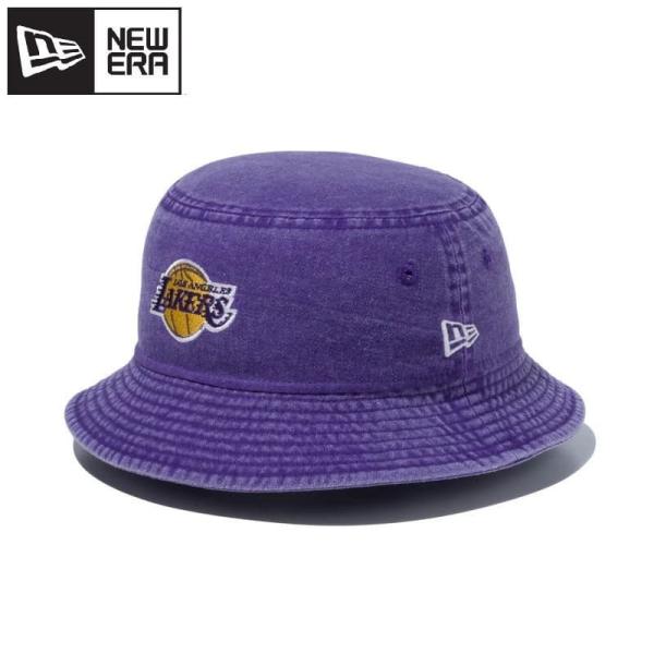 新品LAKERS NEWERA ニューエラ レイカーズ デニム バケットハット NEW ERA NEWERA ニューエラ ロサンゼルス レイカーズ バケット