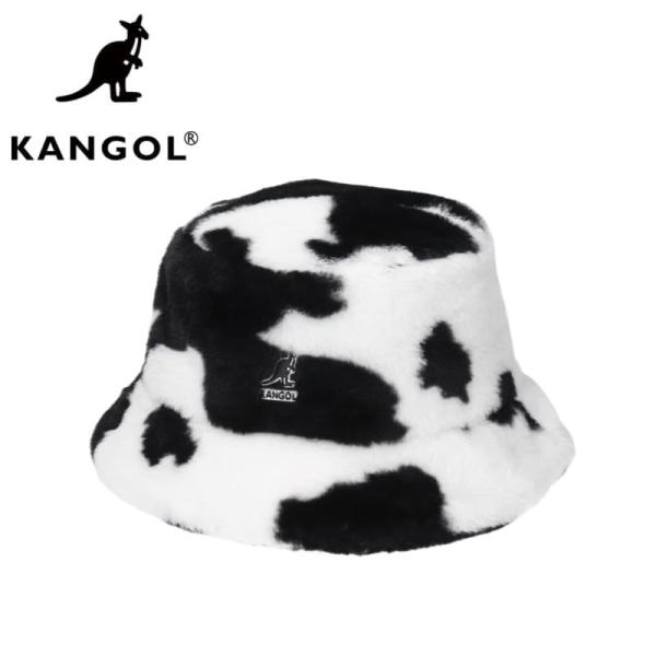 【送料無料】KANGOL カンゴール バケットハット バケハ ハット HAT 帽子 ファー フェイクファー カンガルー ロゴ メンズ レディース ユニセックス アニマル柄 カウ 牛柄 KANGOL（カンゴール） 送料無料 バケットハット バケハ ハット HAT
