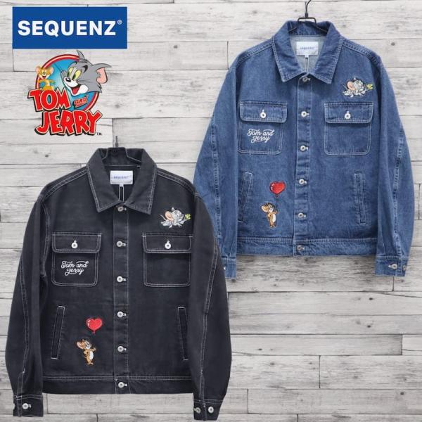 SEQUENZE 送料無料 メンズ トムとジェリー シークエンズ コラボ デニム