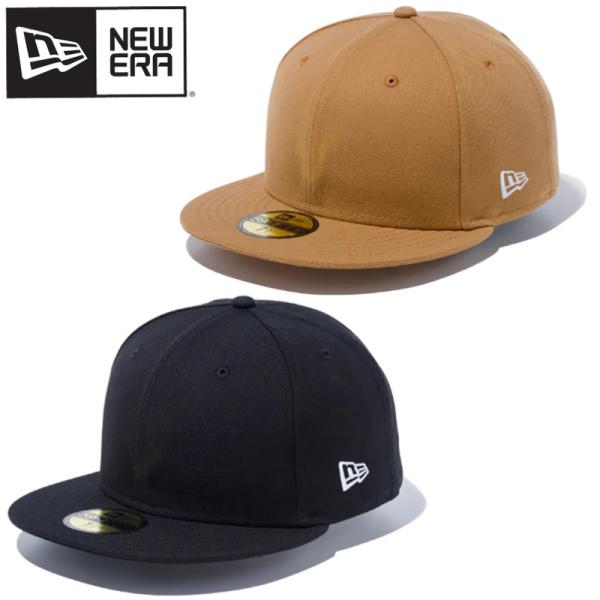 NEWERA ニューエラ 正規品 59FIFTY CAP キャップ 帽子 無地 ベーシック シンプル 刺繍 ロゴ ストレートキャプ メンズ レディース ウィート キャメル 黒 ブラック