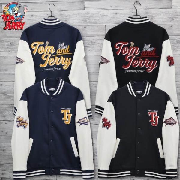 トムとジェリー スタジャン ネイビー スタジャン 「SEQUENZ/シークエンズ」TOM＆JERRY トムとジェリー