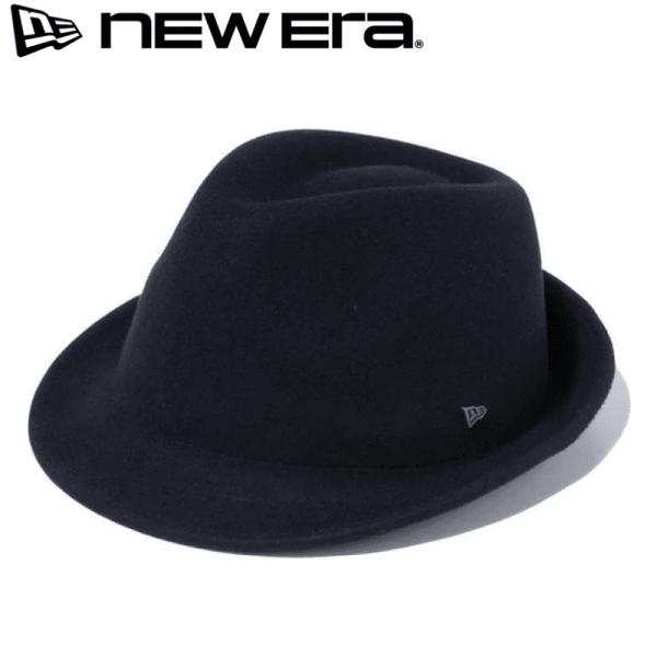 NEWERA ニューエラ 正規品 ハット HAT トリルビー 中折れハット フェルトハット ソフトハット 中折れ帽 トリルビー帽 帽子 ウール ユニセックス メンズ レディース 黒ブラック 12018888 NEW ERA（ニューエラ） 正規品 ハット HAT トリルビー 中折れハット