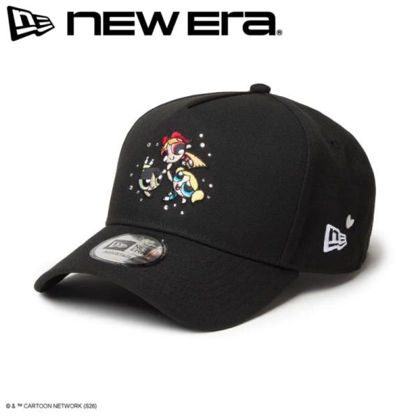 新品 NEWERA ニューエラ 正規品 パワーパフガールズ PPG コラボ キャップ CAP 帽子 キャラクター グッズ 黒 ブラック 14743498