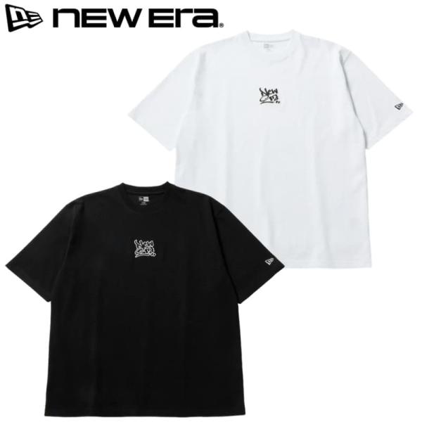 NEWERA ニューエラ 正規品 半袖 Tシャツ ティーシャツ 半袖Tシャツ ロゴ 刺繍 ワンポイント メンズ レディース 白 ホワイト 黒 ブラック 1485666014856661