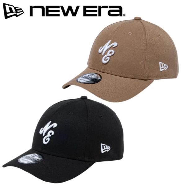 NEWERA ニューエラ 正規品 キャップ 帽子 9FORTY クラシックロゴ NE 刺繍 メンズ レディース カーキ ベージュ 黒 ブラック 14525018 14525019