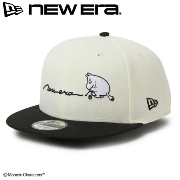 新品 NEWERA ニューエラ 正規品 ムーミン コラボ Moomin キャップ CAP 帽子 9FIFTY  白 ホワイト 15154790  M/L