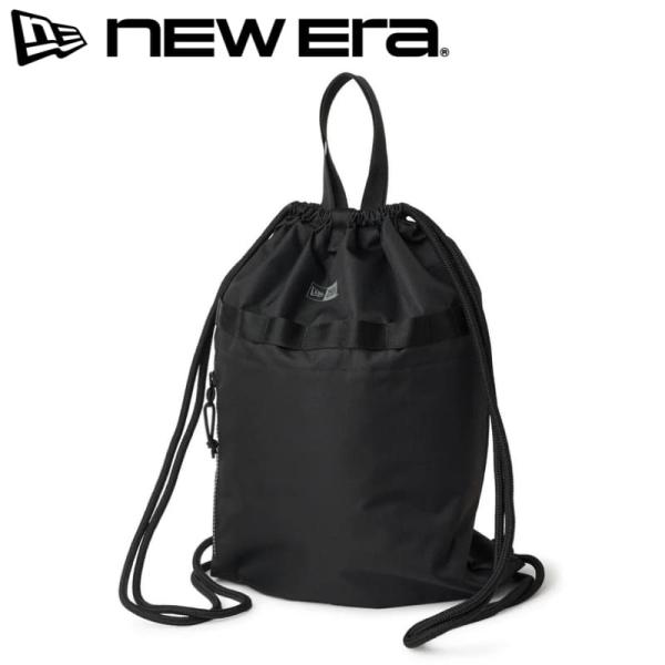 新品 NEWERAニューエラ 正規品 デイサック ナップサック バッグ BAG 鞄 無地 メンズ レディース 男女兼用 黒 ブラック 14750914