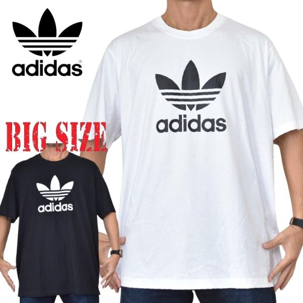 大きいサイズ メンズ adidas アディダス originals オリジナルス クルーネック 半袖Ｔシャツ XXL 6XO