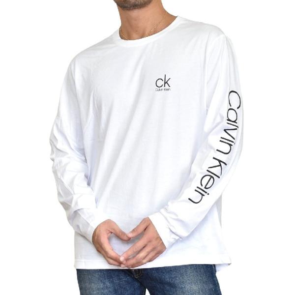 通販 人気】 Klein Calvin カルバン・クライン ホワイト XL Tシャツ 