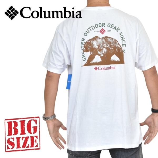 SALE 大きいサイズ メンズ Columbia コロンビア 半袖プリントＴシャツ USAモデル XXL XXXL