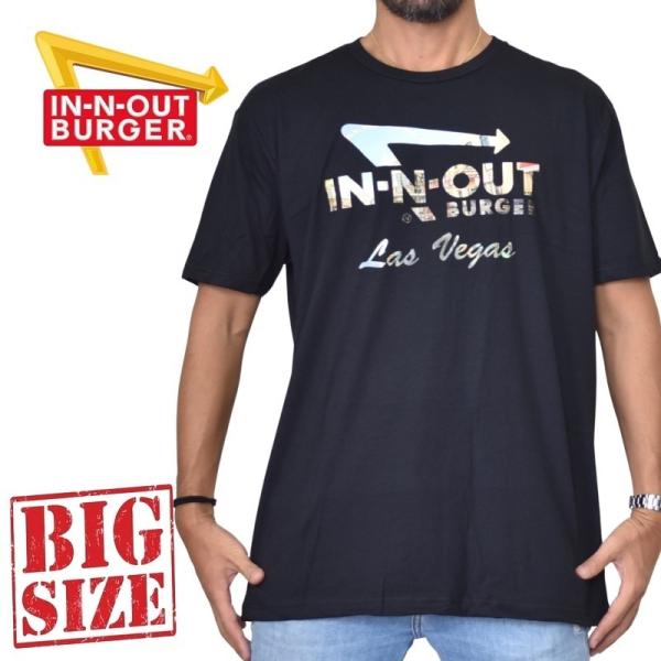 大きいサイズ メンズ IN-N-OUT BURGER インアンドアウトバーガー 半袖