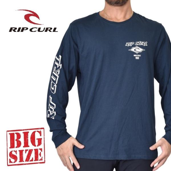 RIP CURL（リップカール） SALE 大きいサイズ メンズ 長袖Tシャツ