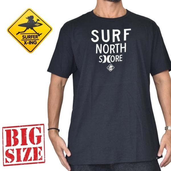 SALE 大きいサイズ メンズ SURF-N-SEA サーフアンドシー HURLEY ハーレー 半袖Ｔシャツ ハワイ ノースショア 限定 黒 ブラック XL [M便 1/1]