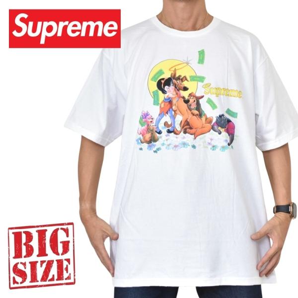 大きいサイズ メンズ Supreme シュプリーム All Dogs Go To Heaven Tee 半袖 Tシャツ XXL