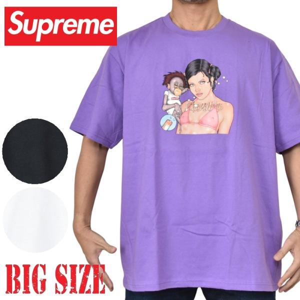 大きいサイズ メンズ Supreme シュプリーム Angel Tee 半袖 Tシャツ XXL