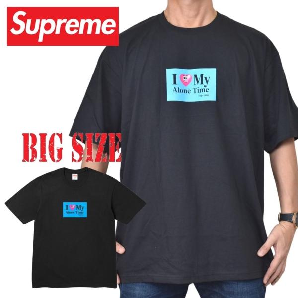 大きいサイズ メンズ Supreme シュプリーム Alone Time Tee 半袖 Tシャツ XXL