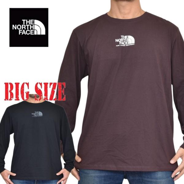 大きいサイズ メンズ ノースフェイス 長袖 Ｔシャツ ワンポイントプリント USAモデル THE NORTH FACE LS FINE ALPINE TEE XL XXL XXXL