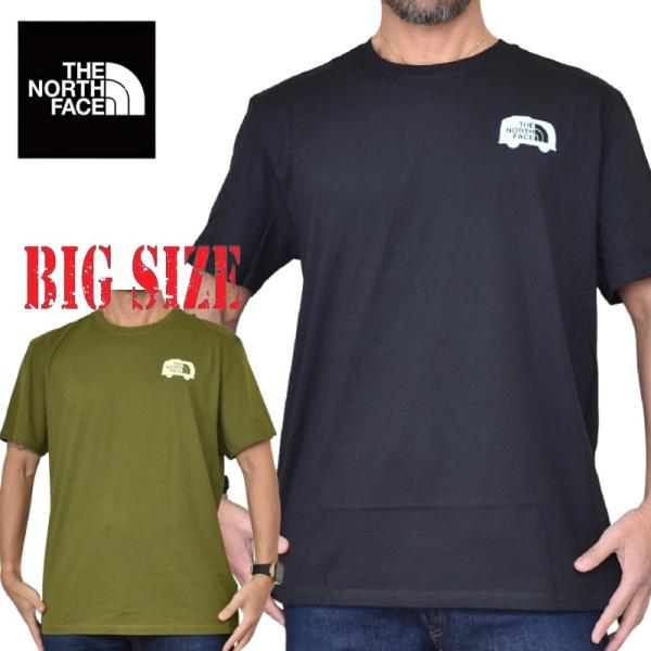 SALE 大きいサイズ メンズ ノースフェイス THE NORTH FACE 半袖 Ｔシャツ ワンポイントプリント S/S BRAND PROUD TEE 黒 ブラック USAモデル XL XXL XXXL