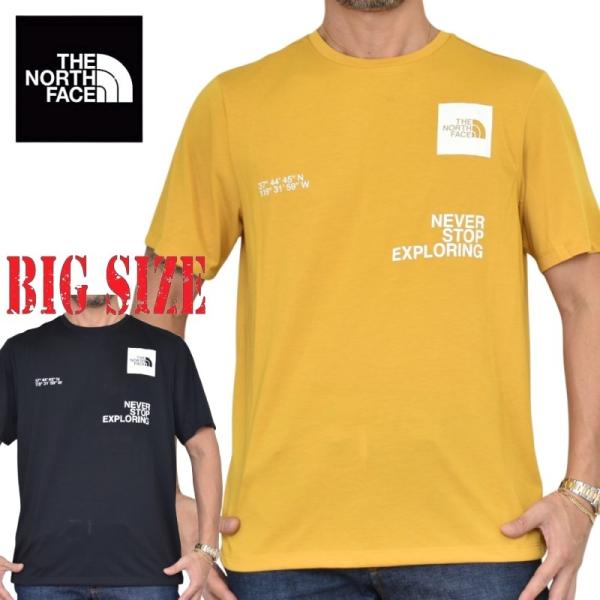 SALE 大きいサイズ メンズ ノースフェイス 半袖 Ｔシャツ EUモデル THE NORTH FACE Foundation Mountain L XL XXL