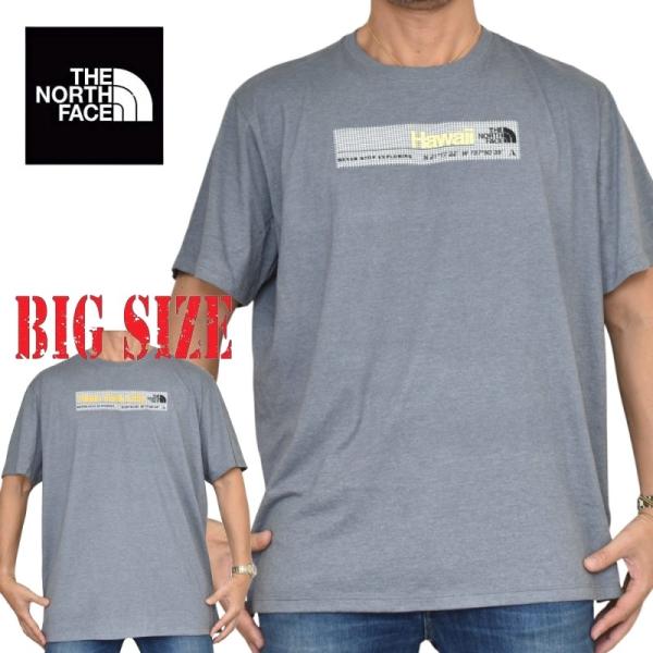 SALE 大きいサイズ メンズ ノースフェイス THE NORTH FACE 半袖 Ｔシャツ バックプリント S/S CITY TEE HAWAII NEWYORK USAモデル XXL