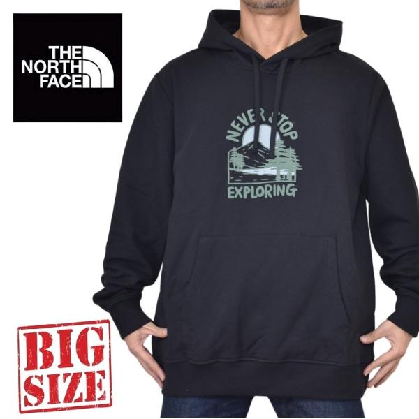 大きいサイズ メンズ ノースフェイス プルオーバー パーカー スウェット フーディー USAモデル THE NORTH FACE OUTDOOR GRAPHIC HOODIE XXL