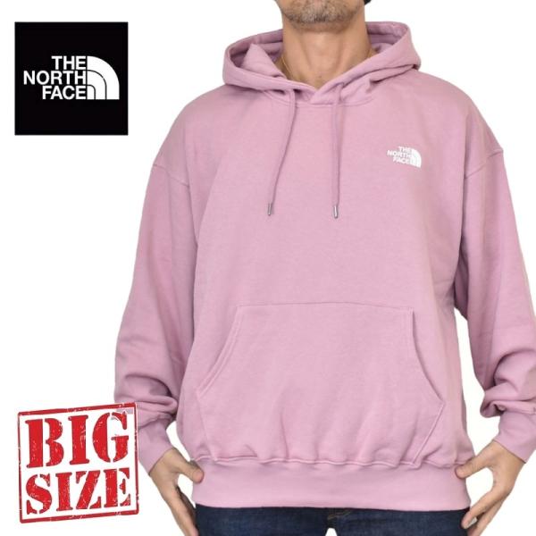 大きいサイズ メンズ ノースフェイス プルオーバー パーカー スウェット フーディー ワンポイント刺繍 USAモデル THE NORTH FACE Vintage Hoodie XL XXL