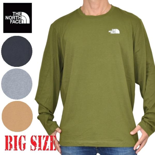 大きいサイズ メンズ ノースフェイス THE NORTH FACE ワンポイント刺繍 ロンT 長袖 Ｔシャツ LS EVOLUTION TEE XL XXL