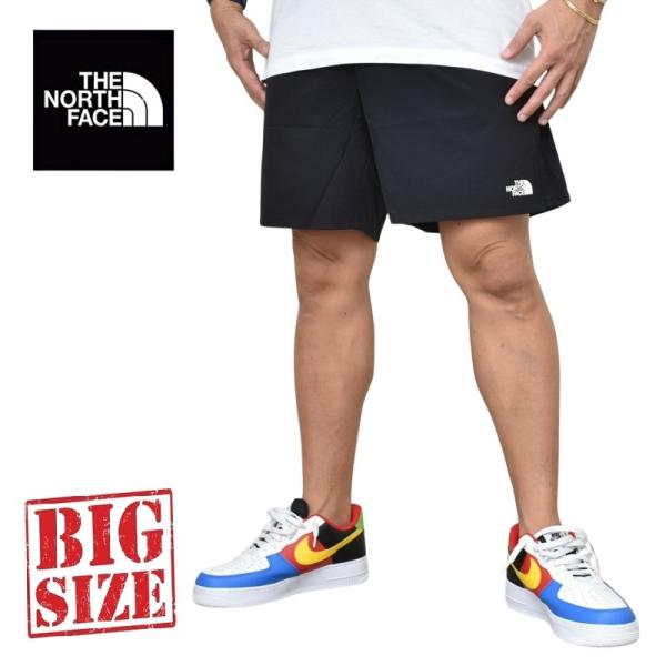 大きいサイズ メンズ ノースフェイス THE NORTH FACE ショーツ ハーフパンツ ショートパンツ ハーパン ワンポイント ジムウエア 薄手 速乾 USAモデル XL XXL