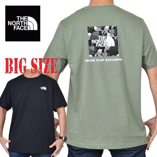 大きいサイズ メンズ ノースフェイス THE NORTH FACE 半袖 Ｔシャツ プリント 迷彩 ボックスロゴ USAモデル Evolution Toss Fill Short-Sleeve Tee XL XXL XXXL