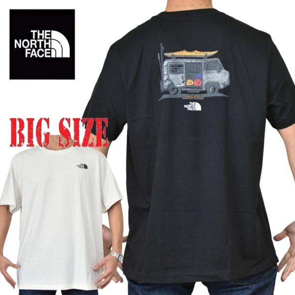 大きいサイズ メンズ ノースフェイス THE NORTH FACE 半袖 Ｔシャツ プリント USAモデル Evolution Van Life Short-Sleeve Tee Graphic XL XXL XXXL