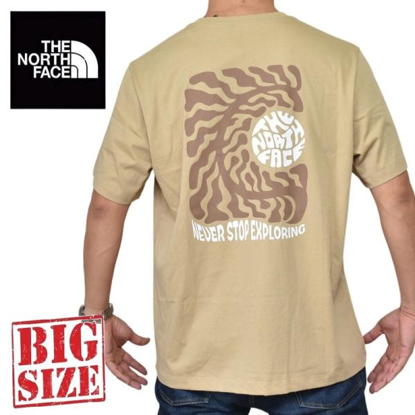 大きいサイズ メンズ ノースフェイス THE NORTH FACE 半袖 Ｔシャツ プリント USAモデル EXOTIC DAYS RG SS TEE XL XXL XXXL