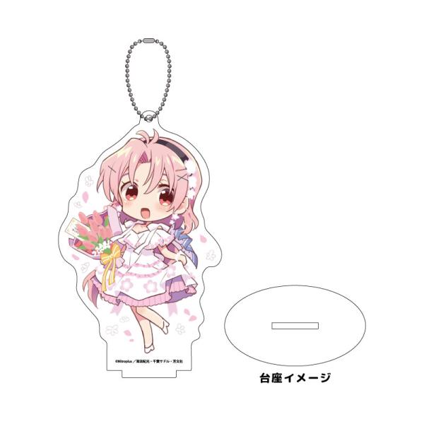 アクリルスタンドキーホルダー がっこうぐらし! 01 丈槍由紀A(描き下ろしイラスト) 【新品・在庫品】
