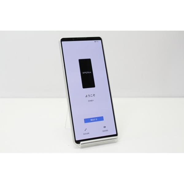 人気モデル XPERIA 5 IV ホワイト SOG09 残責無し Xperia 5 IV au SONY SOG09 SIMフリー Android スマートフォン