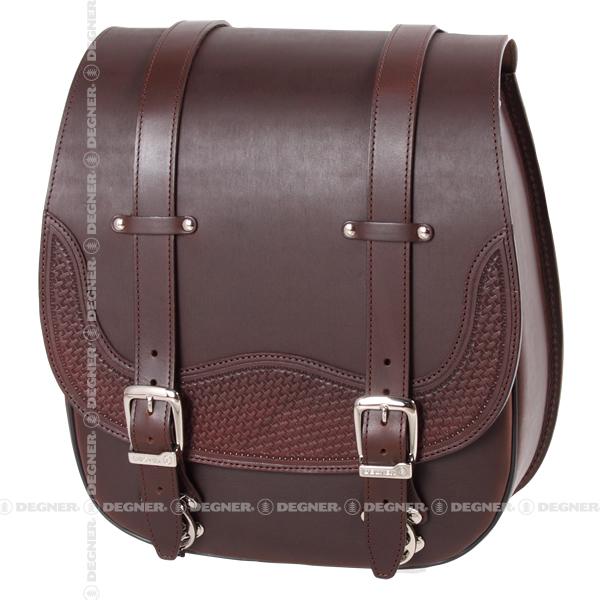 DEGNER（デグナー） カービングレザーサドルバッグ/LEATHER SADDLEBAG