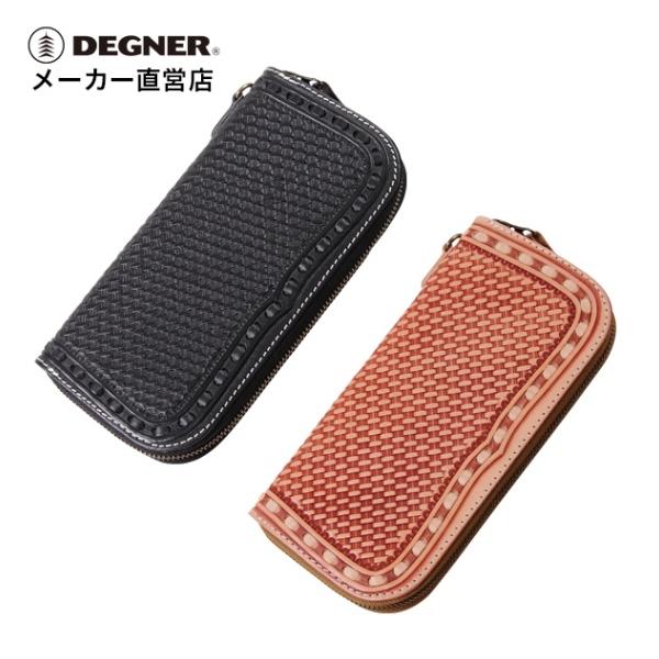 DEGNER（デグナー） 本革 財布 長財布 彫刻 本革 ウォレット 堅牢 職人