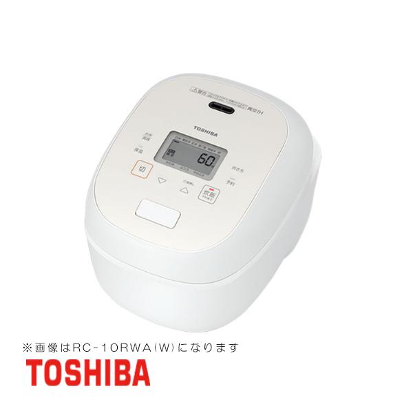 炎匠炊き TOSHIBA 東芝 10合炊き IH炊飯ジャー 炊飯器 真空IH RC-18RWA 