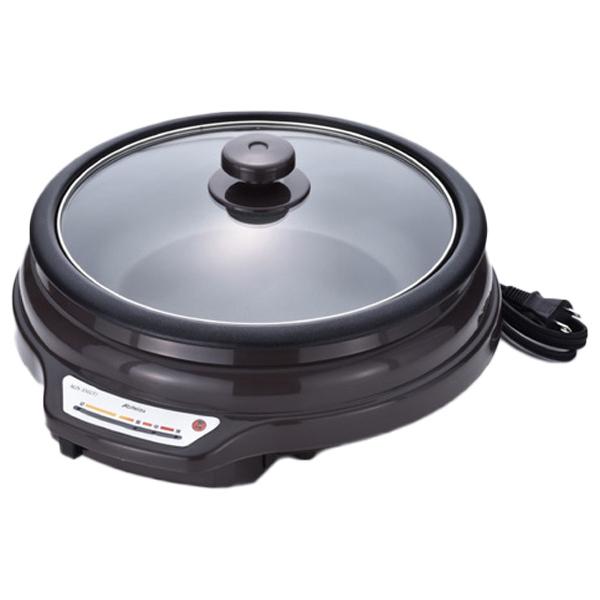 ●満水容量:3.0L●最高温度:210℃●電源:AC100V 50/60Hz●消費電力:1200W●電源コード長さ:1.4m●寸法:W33.5×H18.0×D36.0cm●深なべ寸法:内径26cm×深さ7cm●質量:約2.6kg●ボリューム...