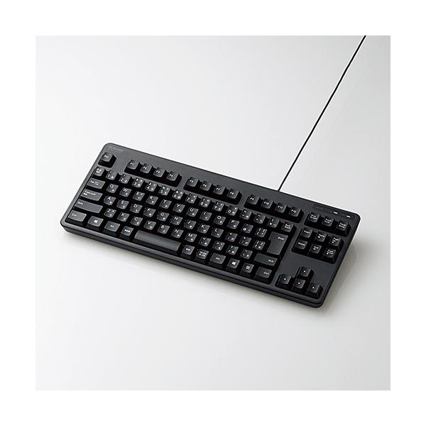 他サイト： エレコム 有線コンパクトキーボード ブラック TK-FCM103XBK (納期目安2-3週間) TKFCM103XBKの商品画像