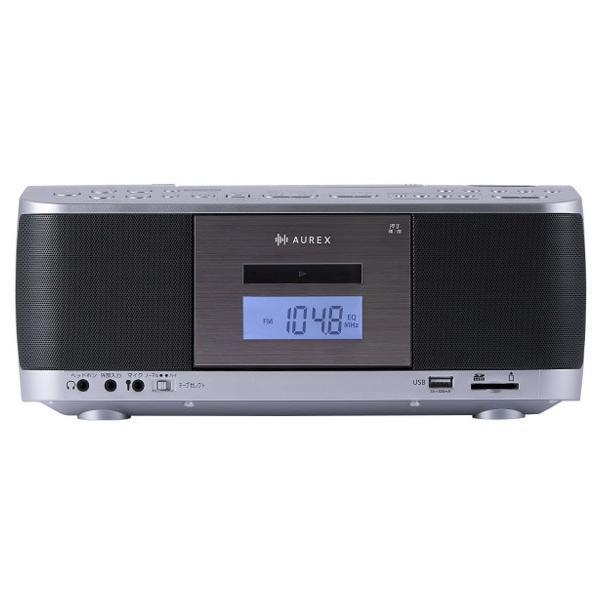 TOSHIBA（東芝） AUREX CDラジカセ AX-KCR70(S) シルバー AXKCR70S