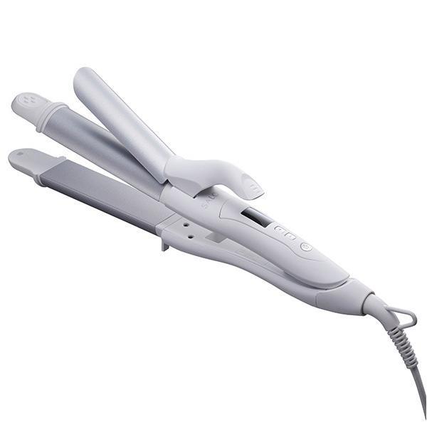 他サイト： SALONIA ヘアアイロン ストレート&amp;カール 32mm SL-002AW ホワイト SL002AW (納期目安1-2週間)の商品画像