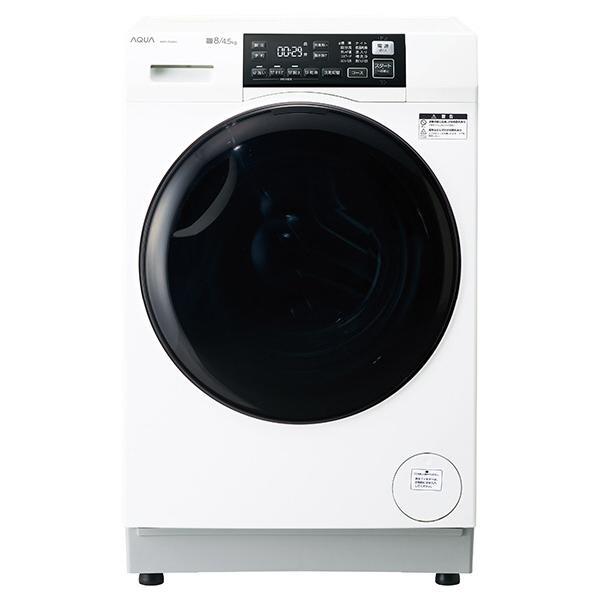 まっ直ぐドラム AQUA アクア (右開き) ドラム式洗濯乾燥機 AQW-D8A-R(W