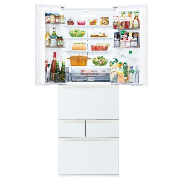 vegeta 東芝 6ドア冷凍冷蔵庫 VEGETA GR-Y460FKEW グランホワイト