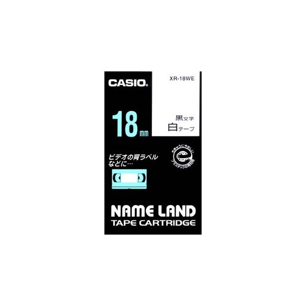 CASIO JVI NAMELAND l[he[v(X^_[h^Cv) Fe[v  18mm×8m XR-18WE[XR18WE]