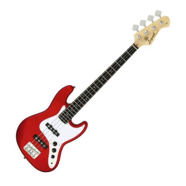 Legend LJB-MINI CA ミニサイズのエレキベース ジャズベース タイプ (クリップチューナー・ピック×2・ストラップ・ソフトケース付属) (納期目安1-2週間)