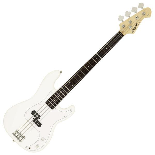 Legend LPB-Z WH ホワイト レジェンド プレシジョンベース タイプ (クリップチューナー・ピック×2・ストラップ・ソフトケース付属) (納期目安1-2週間)